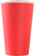 Миниатюра изображения товара Набор бумажных стаканов Паксервис 400мл / EM90-530 (400шт, WaffleRed)