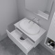 Миниатюра изображения товара Тумба с умывальником ЗОВ Кито 100 / K100LW0MFWPM-LDSPW6002 (флавио белый)