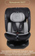Миниатюра изображения товара Автокресло Kidzi Spin Plus 360 I-Size / KDZ08B (черный)