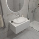 Миниатюра изображения товара Тумба с умывальником ЗОВ Кито 70 / K70LW0MWM-LDSPW6002 (белый матовый)