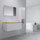Миниатюра изображения товара Тумба с умывальником ЗОВ Кито 80 / K80LW0MFWPM-HPL38T6002 (флавио белый)