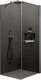 Миниатюра изображения товара Душевой уголок MaybahGlass MGY-1348-5 (графит стекло/хром матовый)