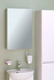 Миниатюра изображения товара Шкаф с зеркалом для ванной Runo Лада 40 (белый)