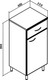 Миниатюра изображения товара Тумба для ванной Runo 30 правый (напольный)