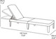 Миниатюра изображения товара Шезлонг Keter Jaipur / 255891 (коричневый)