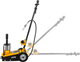 Миниатюра изображения товара Бутылочный домкрат JCB TQ22001 (59870)
