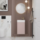 Миниатюра изображения товара Тумба с умывальником Lauter Amelia 40 (пудрово-розовый п/мат)