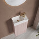 Миниатюра изображения товара Тумба с умывальником Lauter Amelia 40 (пудрово-розовый п/мат)