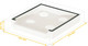 Миниатюра изображения товара Дно для улья Lyson Для 10-рамочного улья 570x450 / W1122 (желтый)