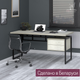Миниатюра изображения товара Письменный стол Millwood Бремен 160х80 (дуб белый Craft/металл черный)