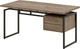 Миниатюра изображения товара Письменный стол Millwood Бремен 160х80 (дуб табачный Craft/металл черный)