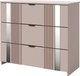 Миниатюра изображения товара Комод Мебель-КМК 3Я Харди КМК 0965.21 (латте 640/SAT 34 ирландский ликер)