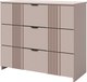 Миниатюра изображения товара Комод Мебель-КМК 3Я Харди КМК 0965.21-01 (латте 640/SAT 34 ирландский ликер)