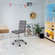Миниатюра изображения товара Кресло офисное AksHome Fiji поворотное (светло-серый велюр HCJ-38/хром)