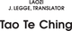 Миниатюра изображения товара Книга АСТ Tao Te Ching Laozi (9785171588366)