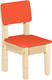 Миниатюра изображения товара Стул детский Элегия №1 КМ.014.13-08-00 (красный лак)