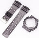 Миниатюра изображения товара Ремешок для умных часов Rumi GLS-Set для G-Shock GA-110/GA-100/GD-120/G-8900/GAX-100/GLS-100 (полупрозрачный/черный)
