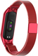 Миниатюра изображения товара Ремешок для фитнес-трекера Rumi Milanese Loop для Xiaomi Mi Band 5/6 (красный)
