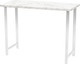 Миниатюра изображения товара Консольный столик Древпром М94 ДП1-02-04 120x50x88 (оникс/белый матовый)