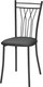 Миниатюра изображения товара Стул Древпром Премьер ДП2-18 (черный матовый/темно-серый)