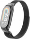 Миниатюра изображения товара Ремешок для фитнес-трекера Rumi Milanese Loop для Xiaomi Smart Band 8/9 (черный)