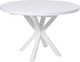 Миниатюра изображения товара Обеденный стол Мир стульев Саен 24 100x100/38 (белый муар/жемчужный перито)