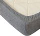 Миниатюра изображения товара Простыня Блакiт На резинке 200x140x25 17-4405 / 4403 (графит)