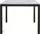Миниатюра изображения товара Обеденный стол Древпром М169 Симпл 2 ДП1-03-16 110x68 (бетон метрополитан/черный)