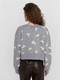 Миниатюра изображения товара Свитшот Mark Formelle 122966 (р.164/170-104-110, цветы на сером/546-D вышивка)