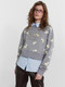 Миниатюра изображения товара Свитшот Mark Formelle 122966 (р.164/170-88-94, цветы на сером/546-D вышивка)