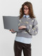 Миниатюра изображения товара Свитшот Mark Formelle 122966 (р.164/170-88-94, цветы на сером/546-D вышивка)