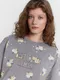 Миниатюра изображения товара Свитшот Mark Formelle 122966 (р.164/170-96-102, цветы на сером/546-D вышивка)