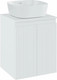 Миниатюра изображения товара Тумба под умывальник Runo Соренто 50 вертикаль (подвесная, белый)