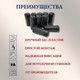 Миниатюра изображения товара Комплект для ремонта потолочных сушилок Comfort Alumin Group Колпачки на прут ф14мм (10шт, графитовый)