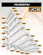 Миниатюра изображения товара Набор ключей JCB 5102P (61 290)