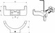 Миниатюра изображения товара Крючок для одежды AKS Bar (белый матовый)