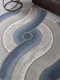 Миниатюра изображения товара Коврик Karmen Hali Safir 00836T-DAIRE-GREY-BLUE (1.56х1.56)