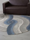 Миниатюра изображения товара Коврик Karmen Hali Safir 00836T-DAIRE-GREY-BLUE (1.56х1.56)