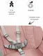 Миниатюра изображения товара Стульчик для кормления Baby Tilly Junior T-671 (темно-розовый)