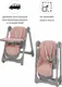 Миниатюра изображения товара Стульчик для кормления Baby Tilly Junior T-671 (темно-розовый)