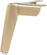 Миниатюра изображения товара Опора мебельная AKS Triada h120 угловая (брашированное золото)