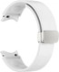 Миниатюра изображения товара Ремешок для умных часов Rumi Flex Buckle для Samsung Galaxy Watch 4/5/6/7/FE (20мм, белый)