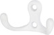 Миниатюра изображения товара Крючок для одежды AKS WP19 Gridli (белый матовый)