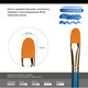 Миниатюра изображения товара Кисть для рисования ГАММА Галерея. Синтетика №20 / 303020