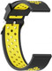 Миниатюра изображения товара Ремешок для умных часов Rumi N-style 20мм (черный/желтый)