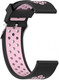 Миниатюра изображения товара Ремешок для умных часов Rumi N-style 20мм (черный/розовый)