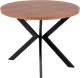 Миниатюра изображения товара Обеденный стол Halmar Peroni 100-250x100 (орех/черный)