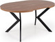 Миниатюра изображения товара Обеденный стол Halmar Peroni 100-250x100 (орех/черный)