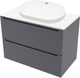 Миниатюра изображения товара Тумба с умывальником ЗОВ Дион 100 / D100LAFM7015MKV5-LDSPW6002