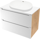 Миниатюра изображения товара Тумба с умывальником ЗОВ Дион 80 / D80LHO0M9003MKV5-LDSPW6002